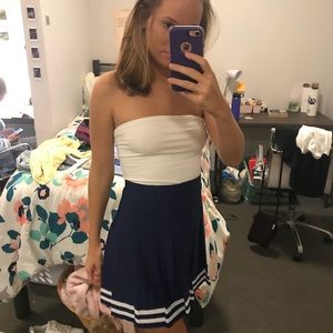 Blue Cheerleader Skirt